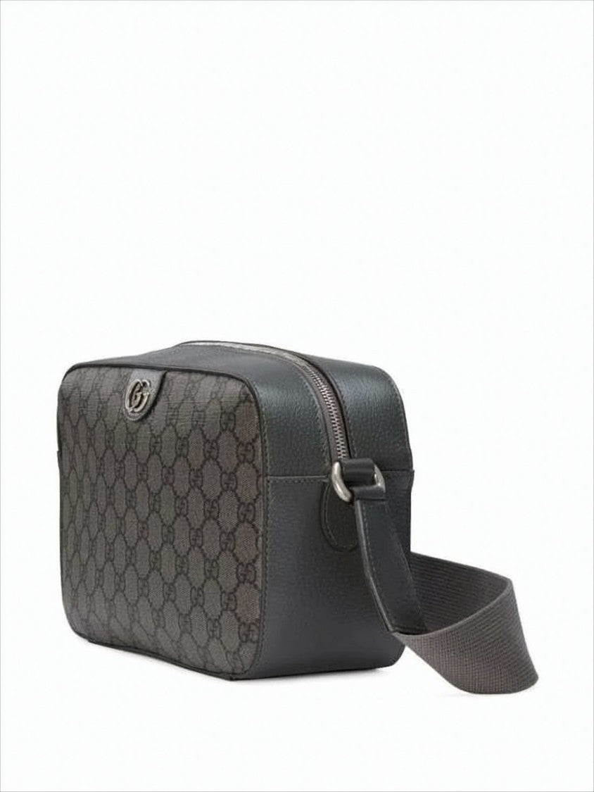 Gucci Rectangular Monogram Canvas Crossbody Bag