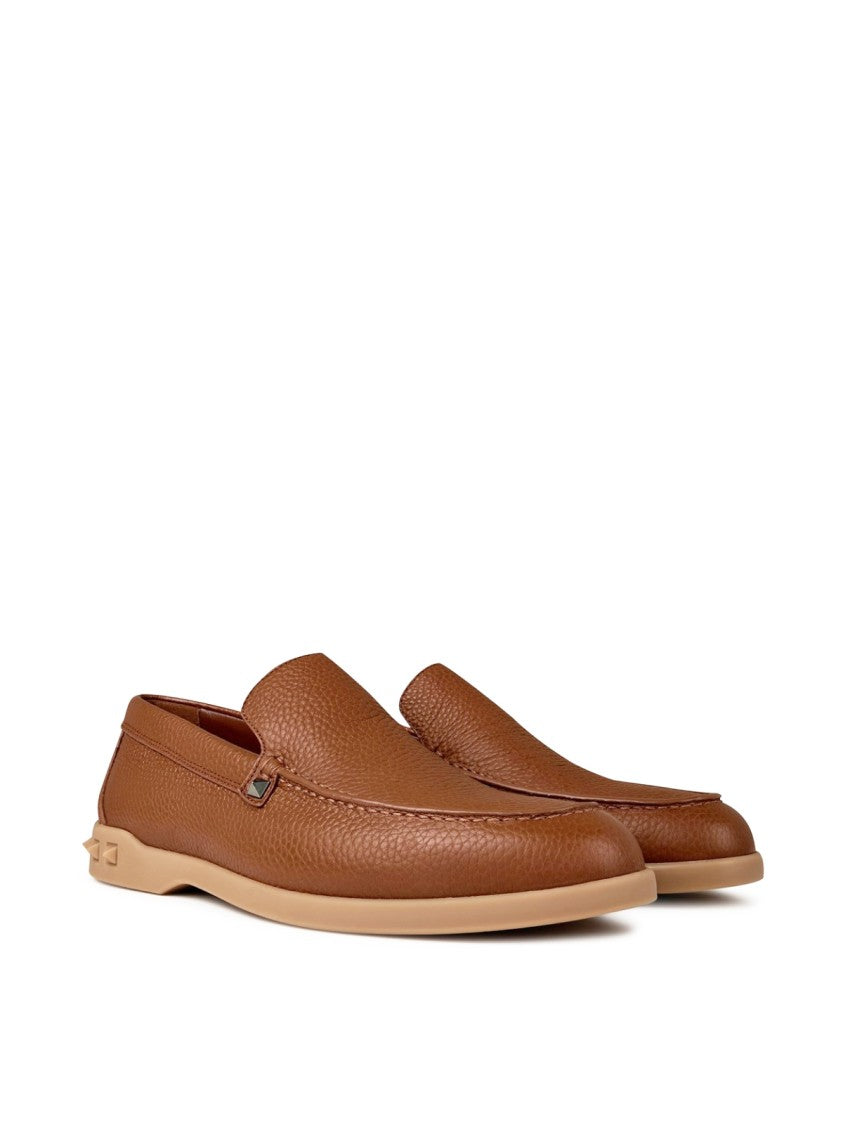 Valentino Rockstud Slip On Loafers