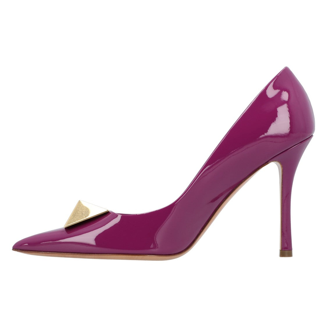 Valentino Roman Stud Pumps Purple