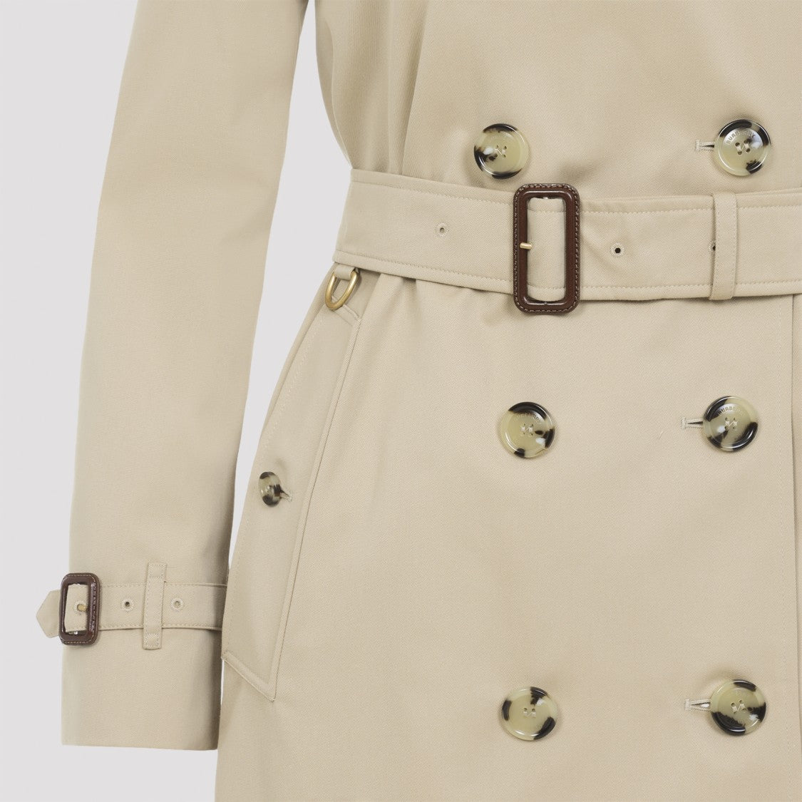 Burberry Kensington Beige Cotton Trench