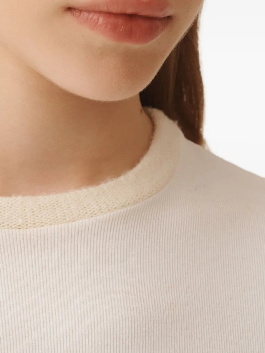 Fabiana Filippi Embellished-Neckline Top
