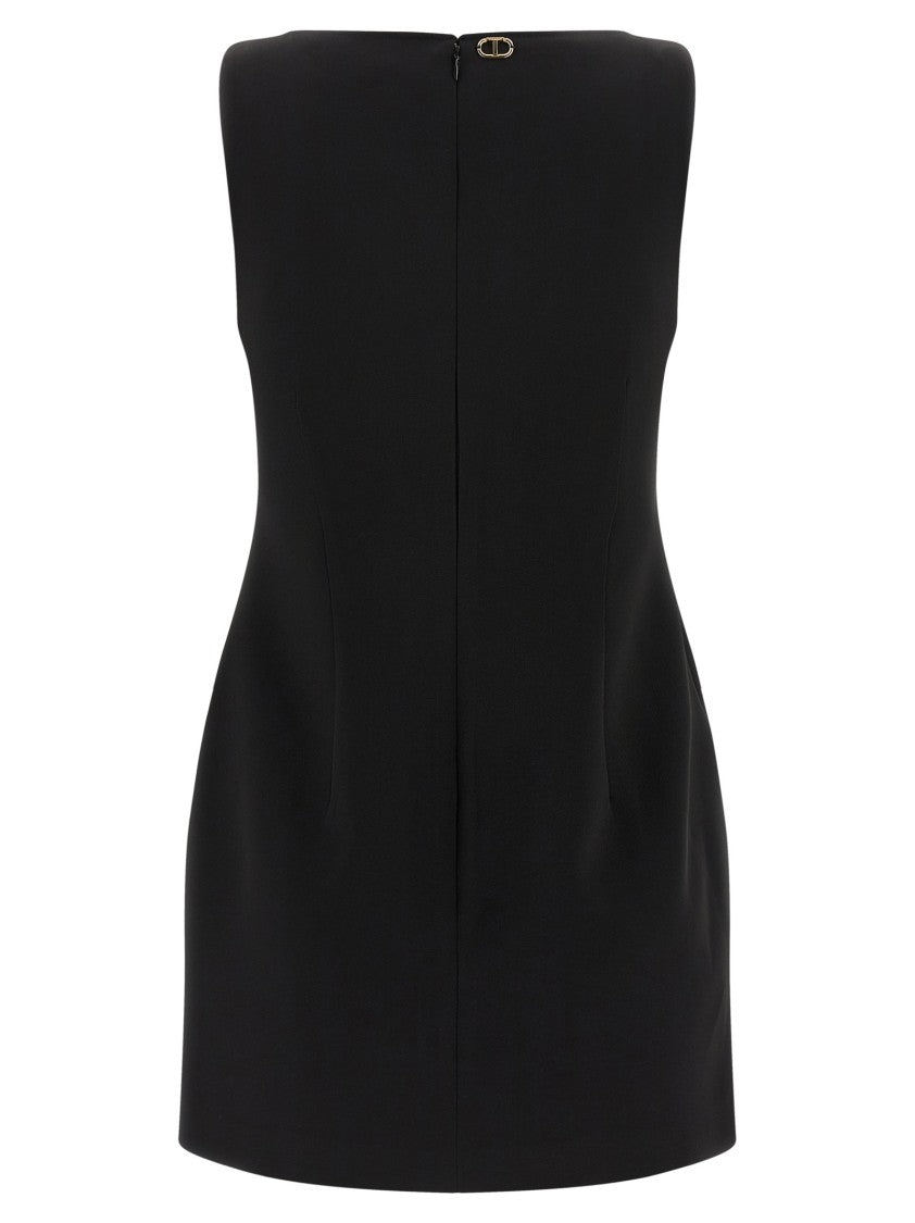 Twin-Set Bow Mini Dress