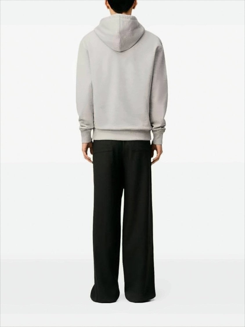 Ami Zip-Up Hoodie With Subtle Embroidered Heart