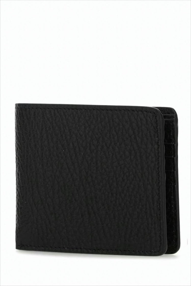 Maison Margiela Textured Leather Wallet With Minimalist Design
