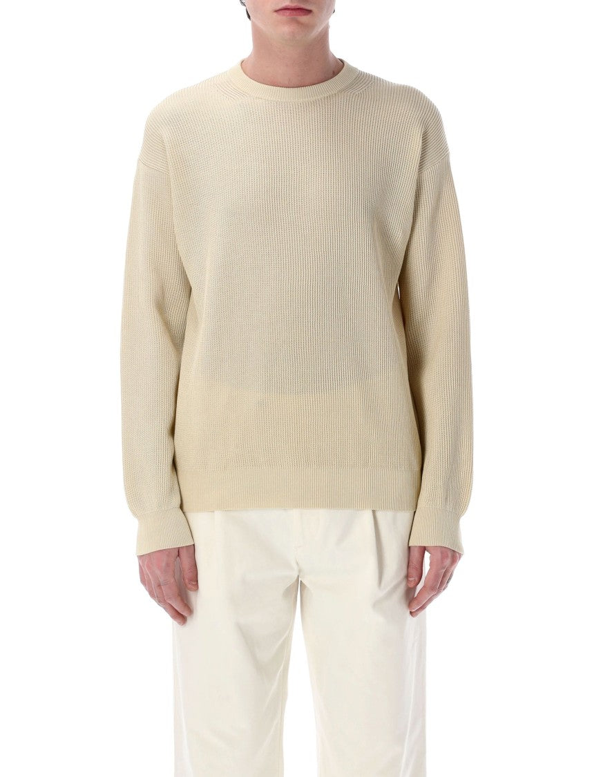 Auralee Relaxed Fit Rib Knit Sweater