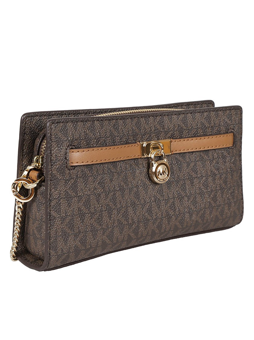 Michael Kors Hamilton Hammered Leather Clutch