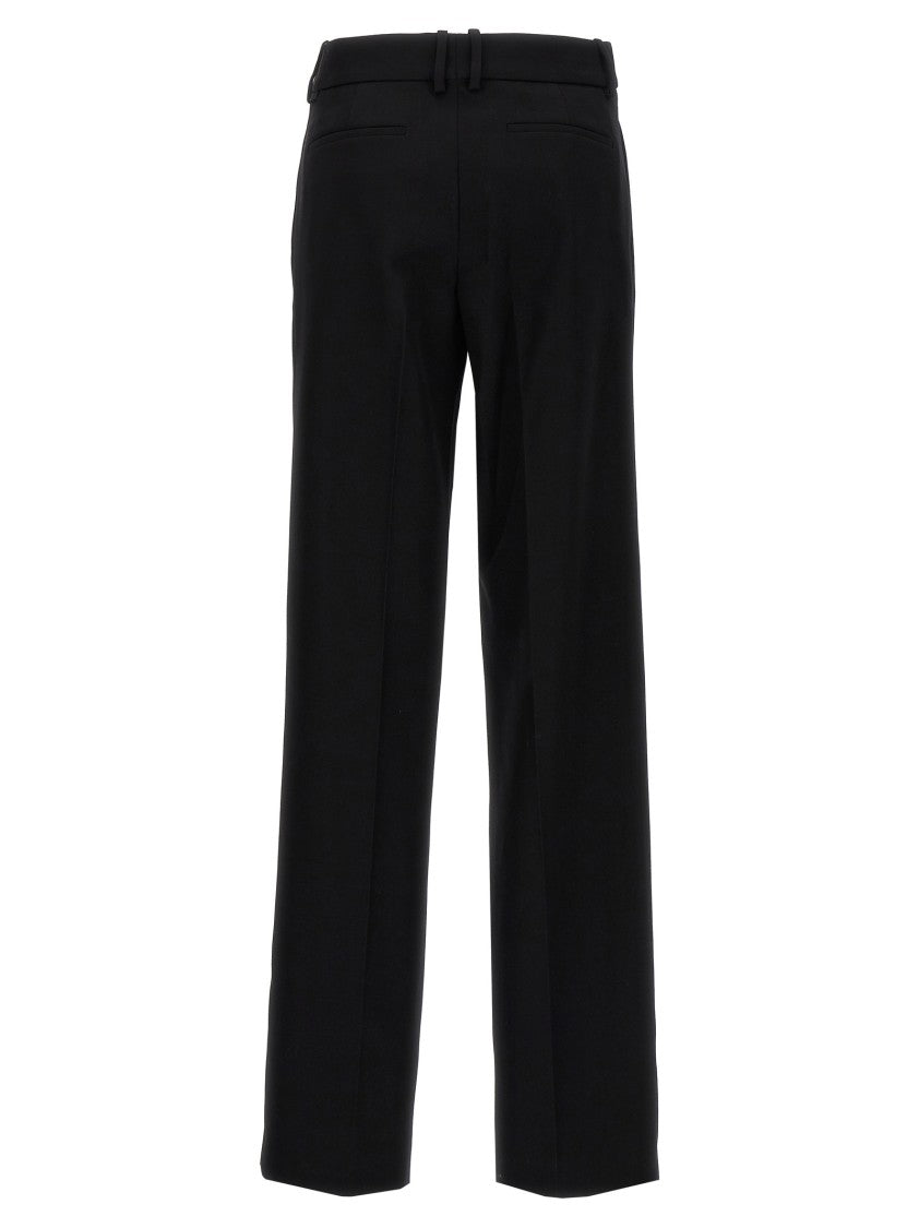 Paco Rabanne Classic Tailored Black Wool Pants