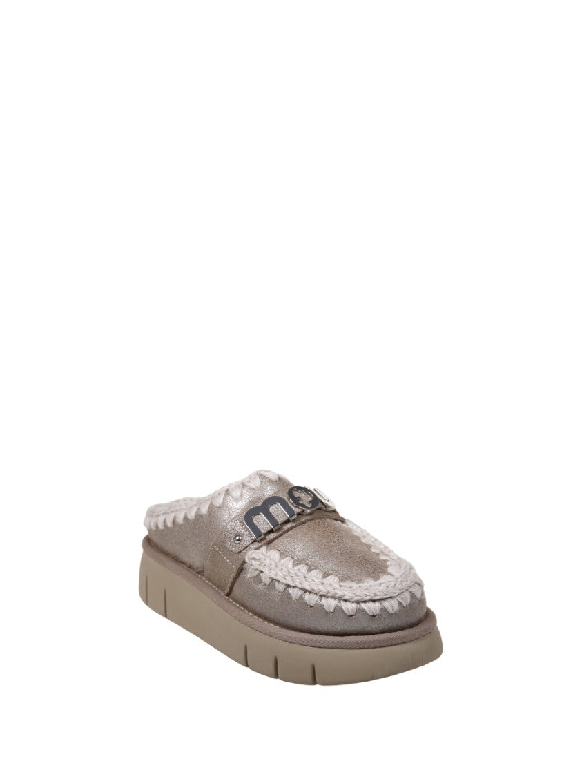Mou Bounce Clog Metal Logo Mule