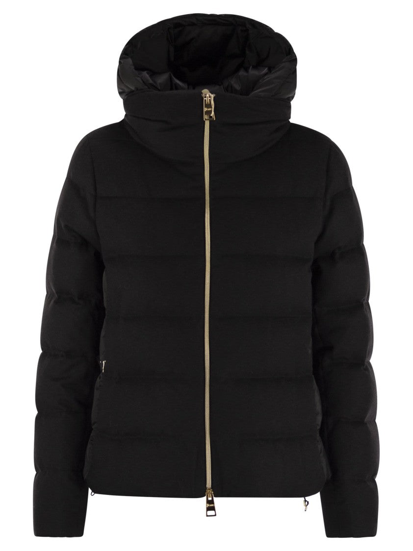 Herno Resort Silk And Cashmere Down Jacket