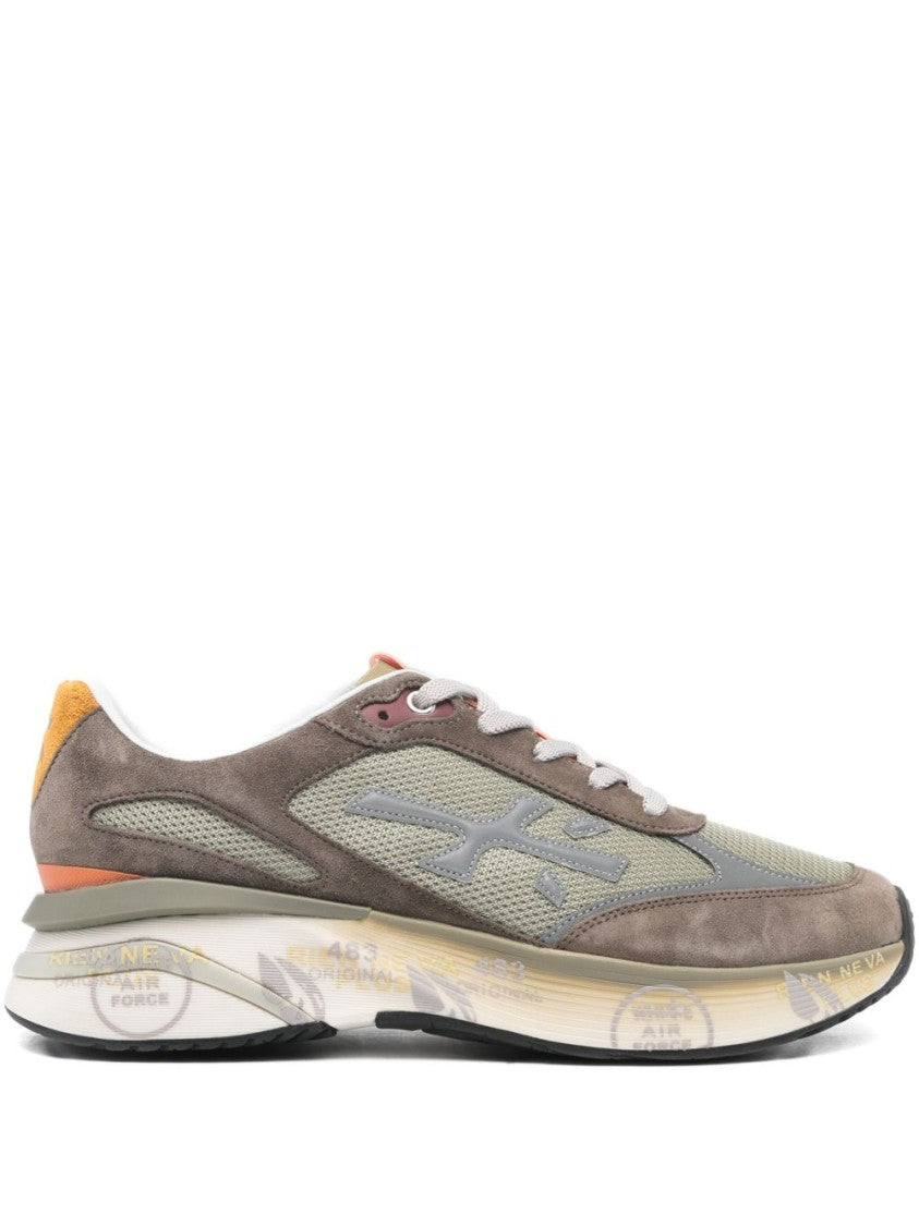 Premiata Premiata Gray Sneakers With Suede