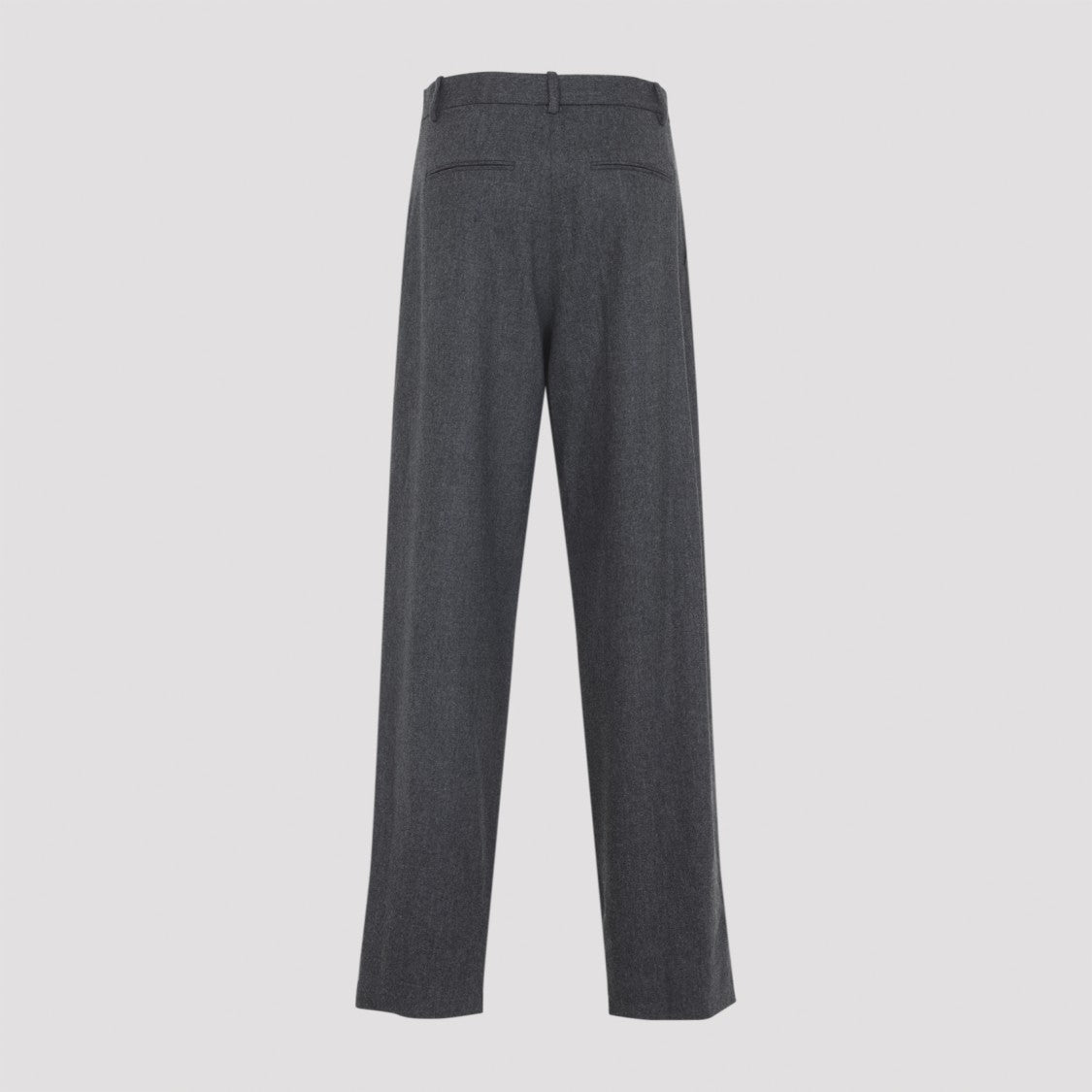 Khaite August Grey Wool Pants