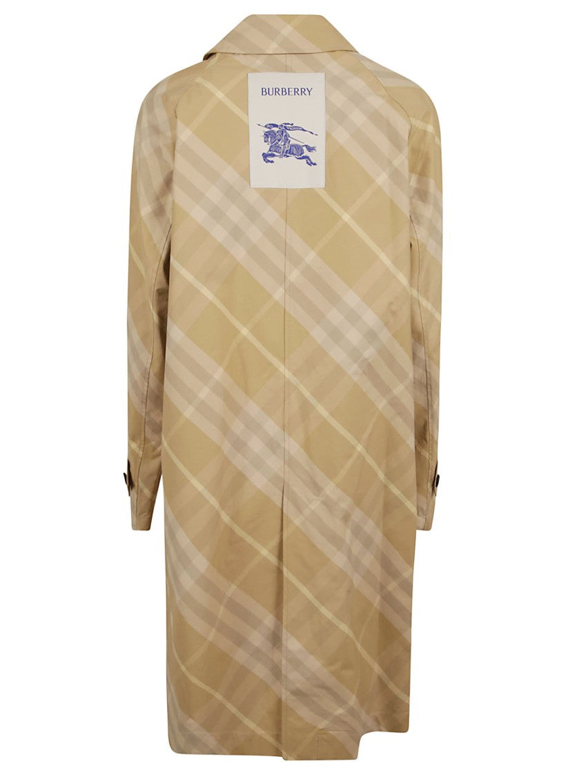 Burberry Classic Plaid Tailored Coat