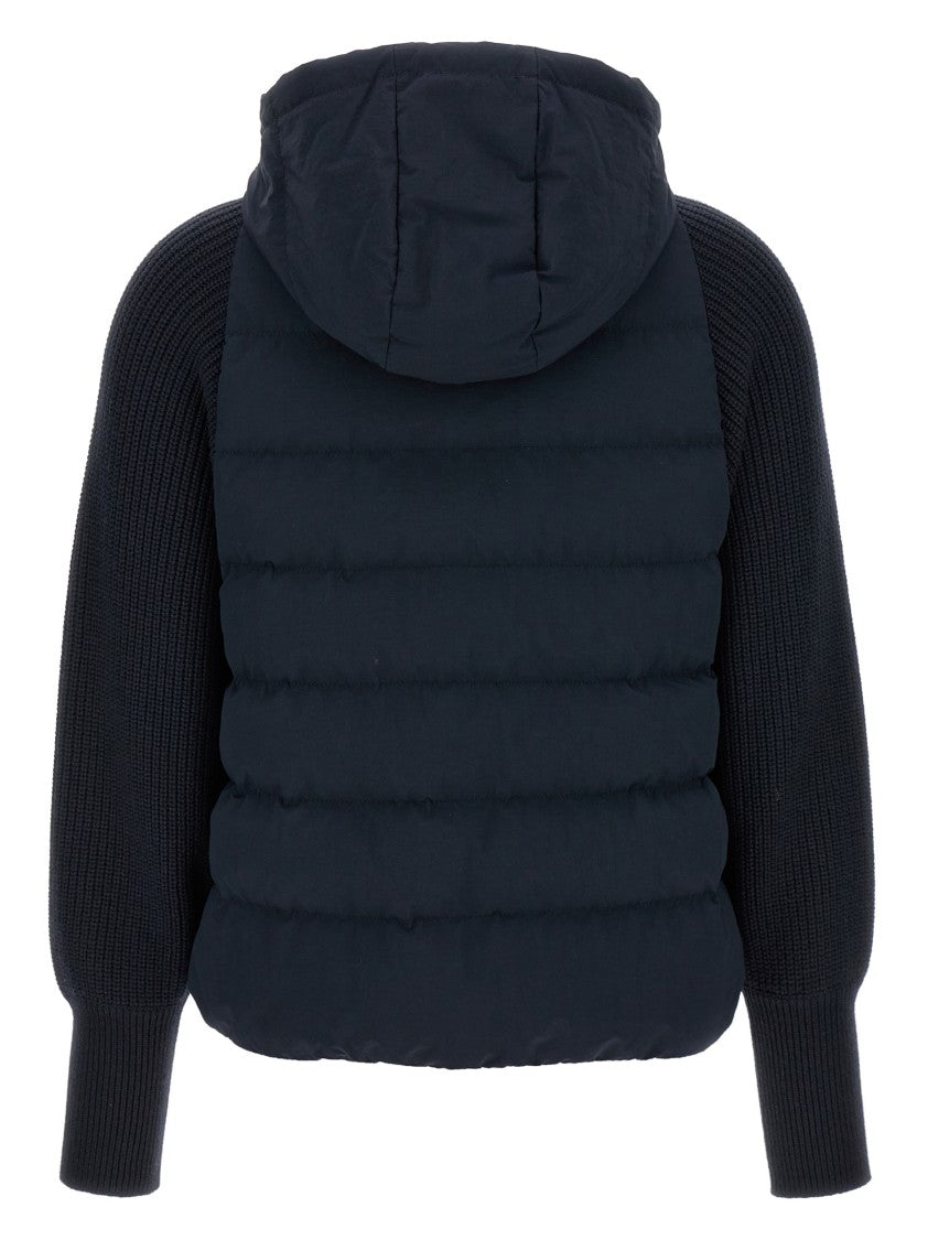 Brunello Cucinelli Two-Material Puffer Jacket