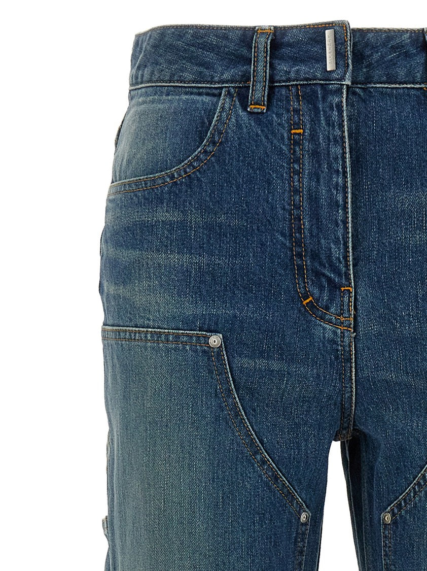 Givenchy Wide Leg Denim Jeans