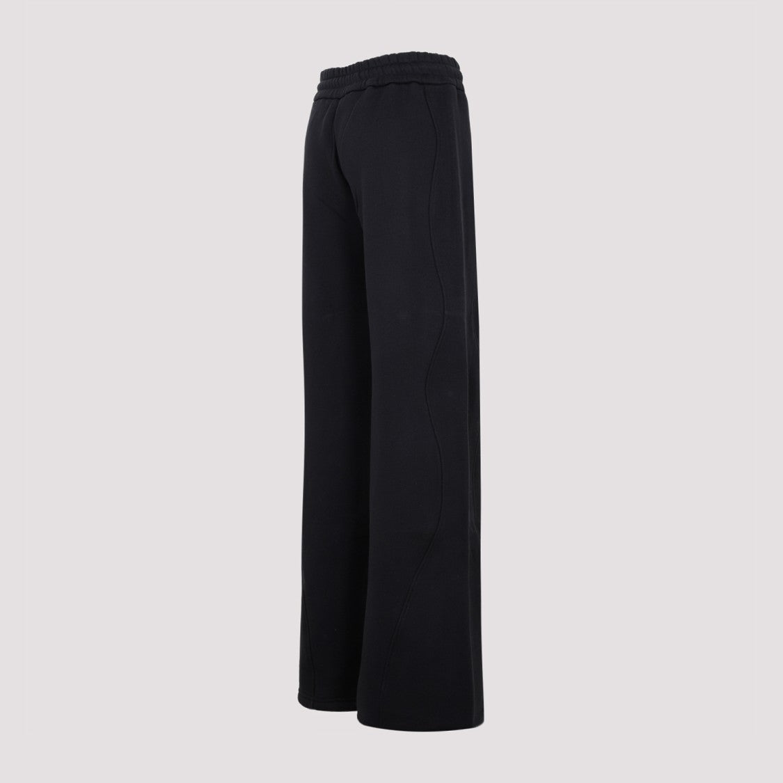 Off-White Black Round Cotton Sweatpant