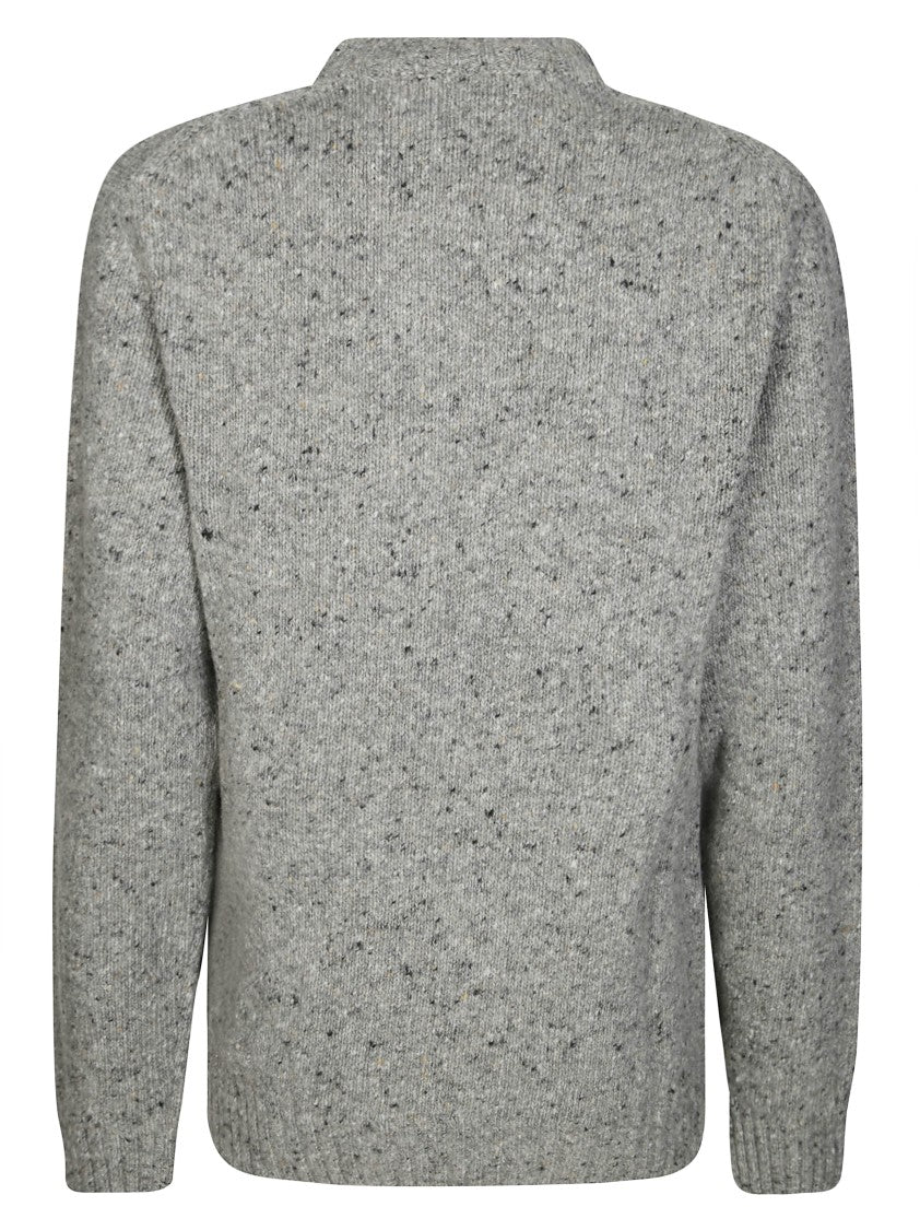 Daniele Fiesoli Knitted Sweater With Classic Crew Neckline And Ribbed Details