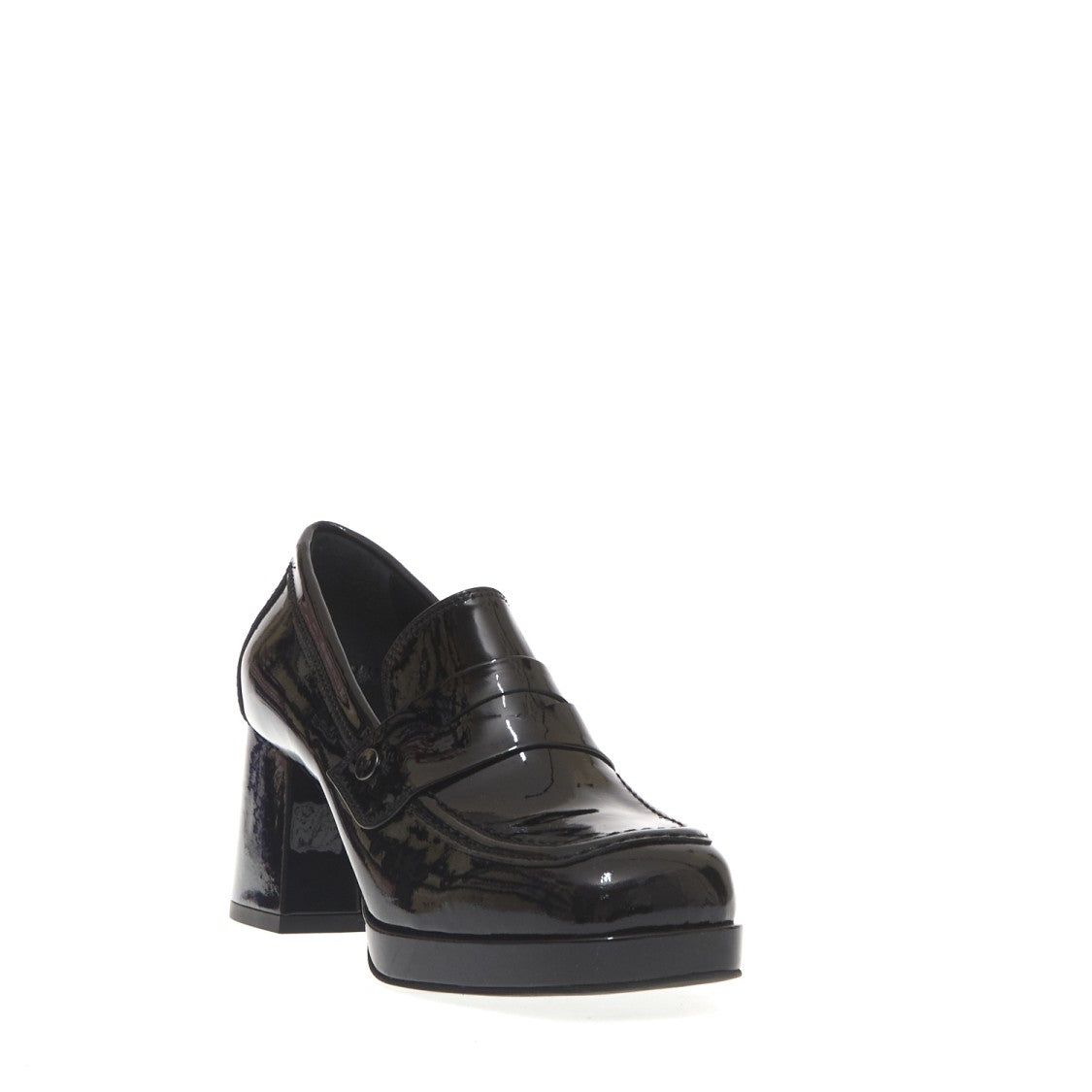 Poesie Veneziane Patent Moccasin Heel