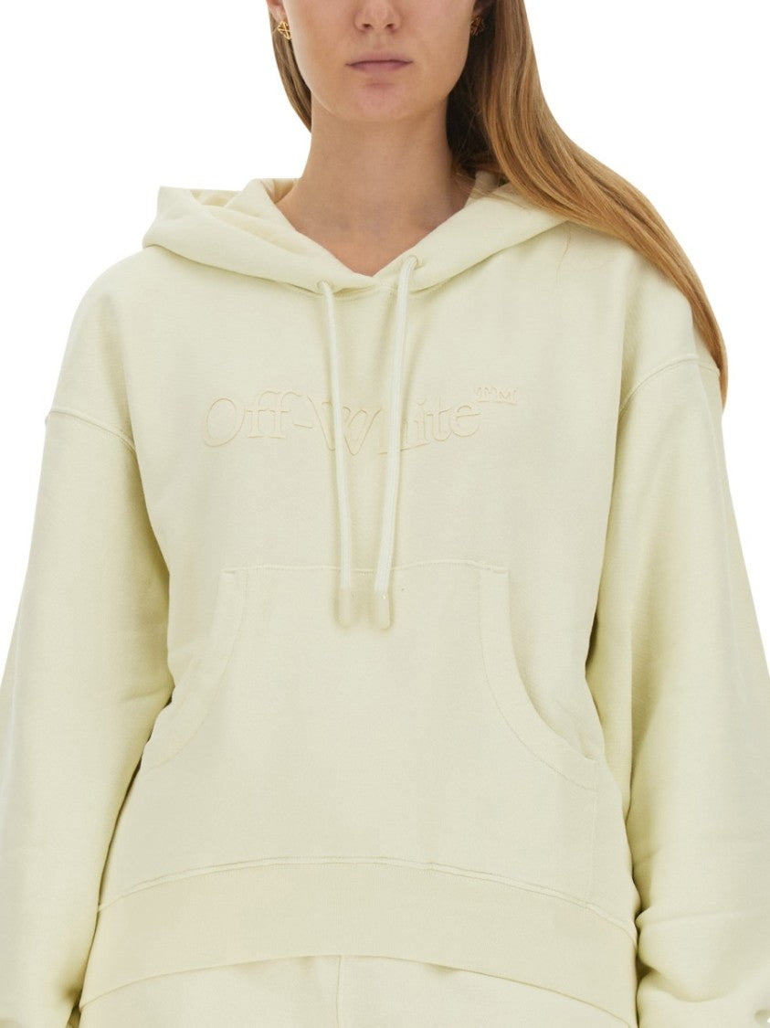 Off-White Oversized Cotton Sweatshirt