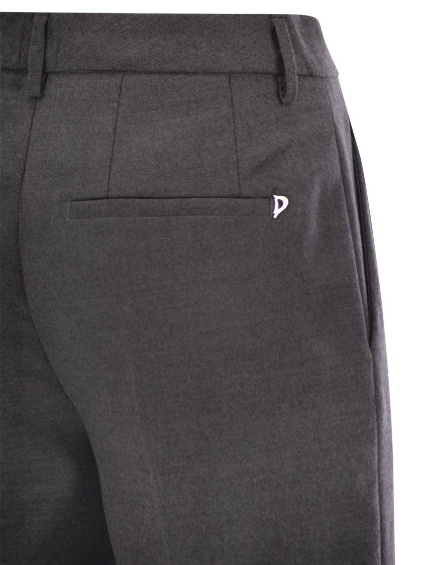 Dondup Janice - Wide Wool Pants