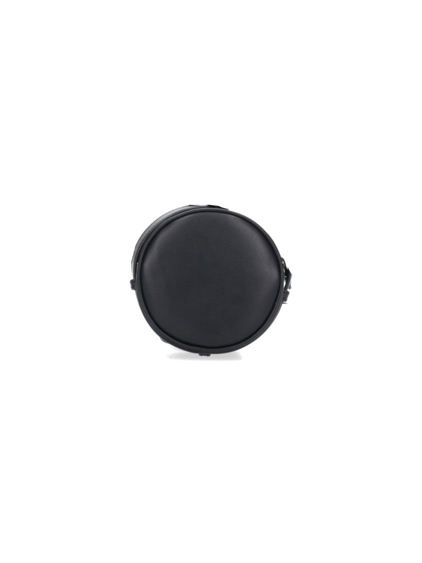 Courrèges "Reedition Circle" Mini Bag – Black