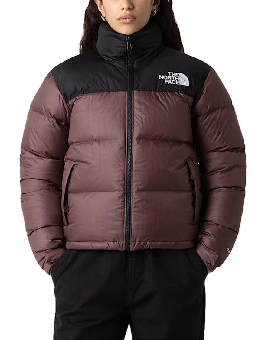 The North Face Puffy Insulated Retro Nupste Jacket With High Collar