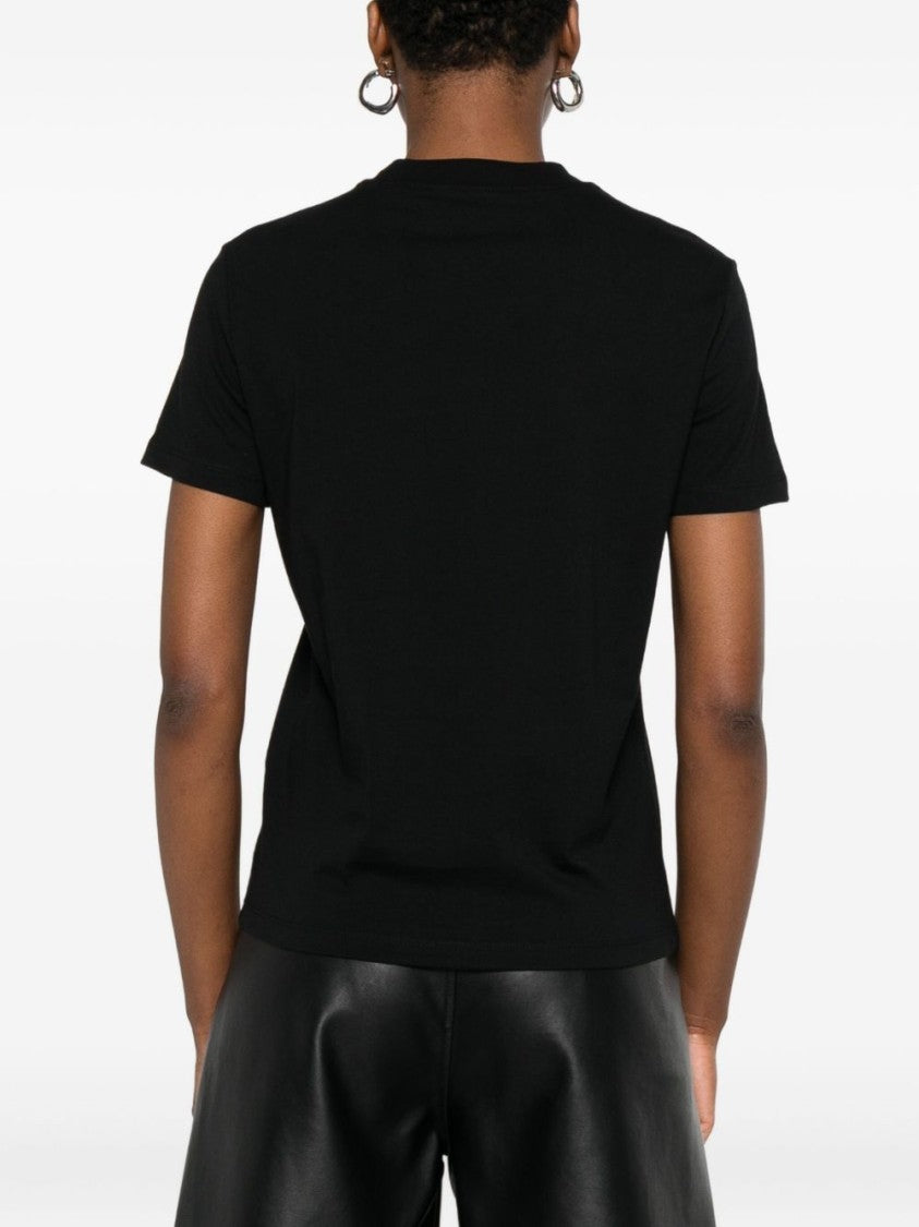 Versace Jeans Couture Graphic Print Black Short-Sleeve T-Shirt