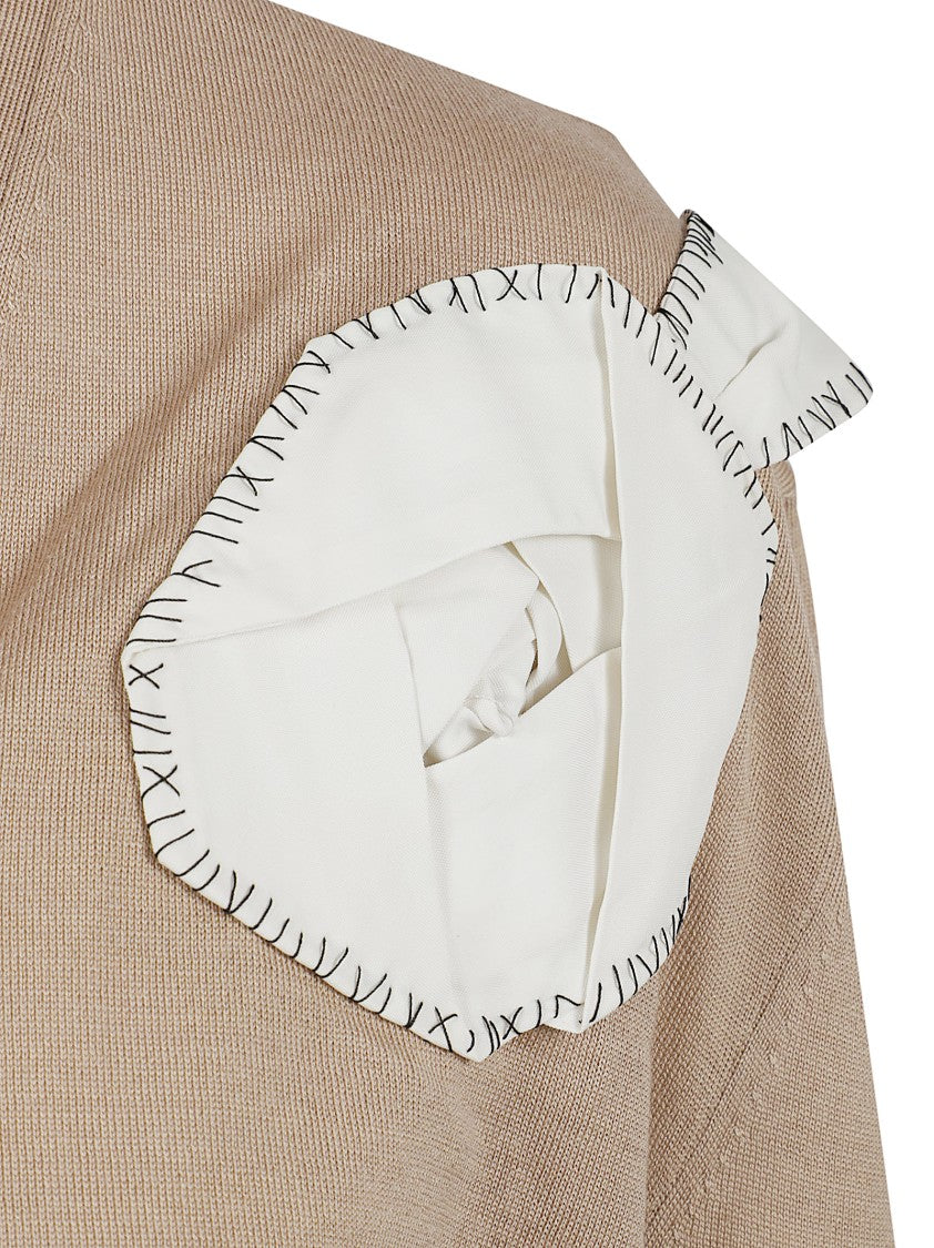 Marni V-Neck Button-Closure Knit Sweater