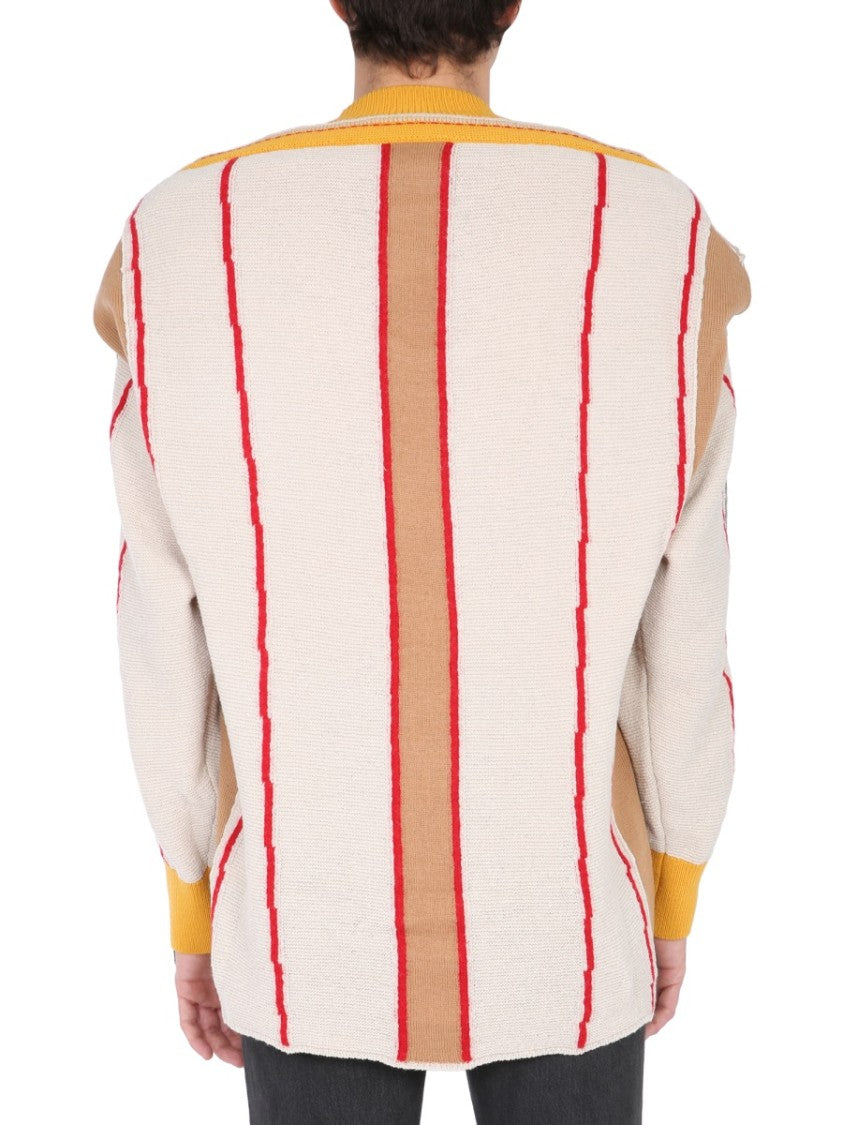 Ambush Beige Crew Neck Sweater