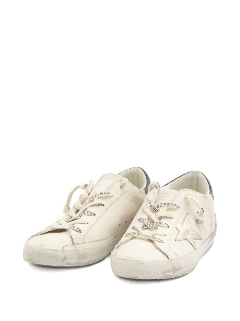 Golden Goose Classic Low-Top Sneakers With Vintage Finish