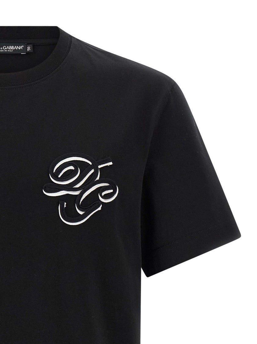 Dolce & Gabbana Double Embroidery T-Shirt