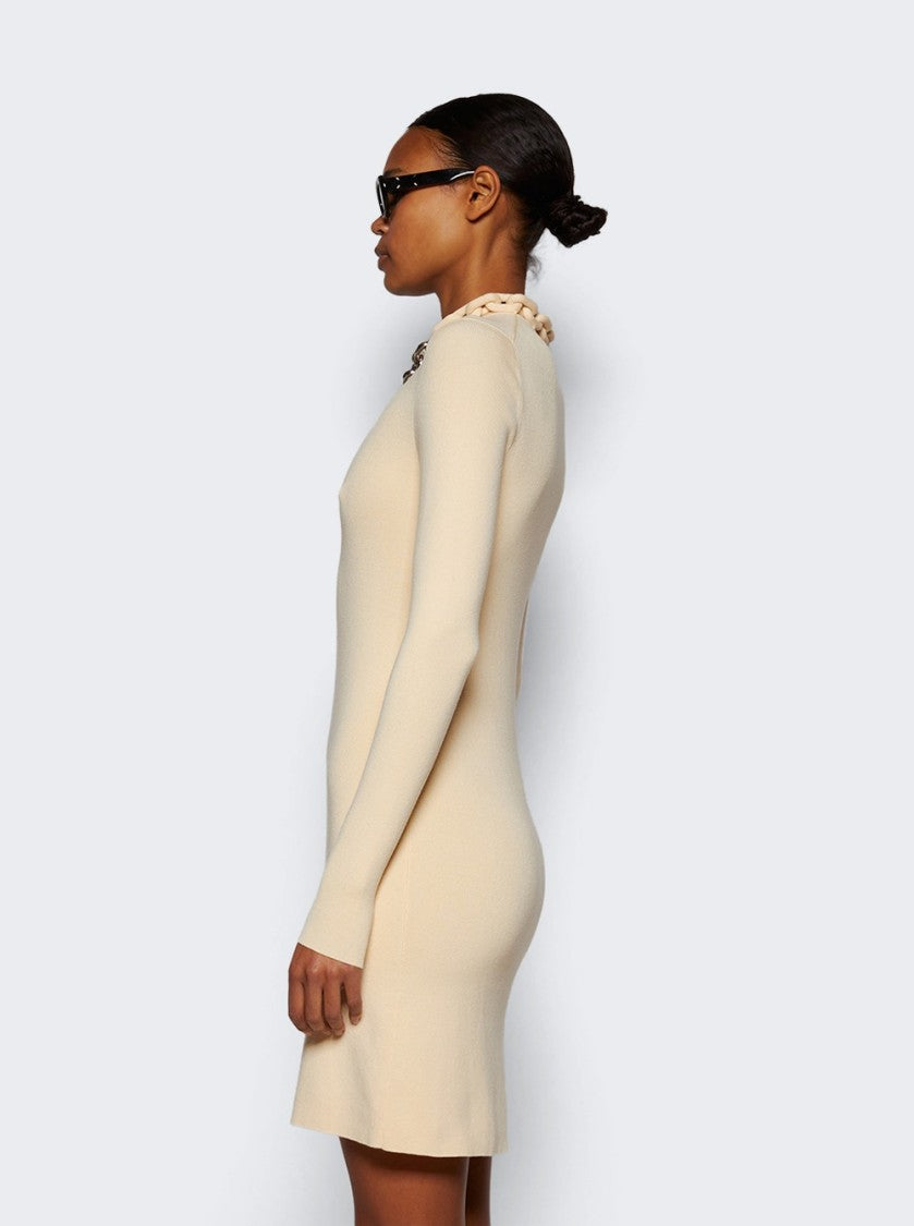 Rabanne Short Dress Cream