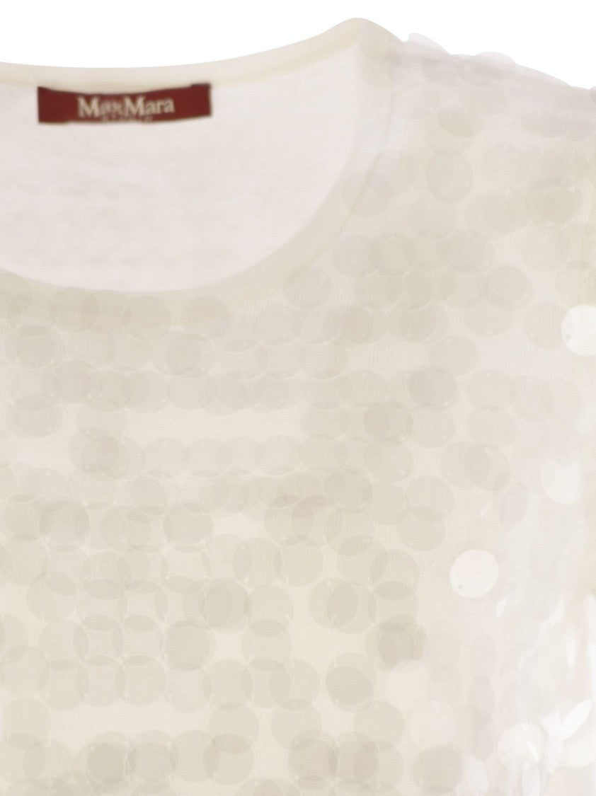 Max Mara Saio - Wool Sweater With Sequins