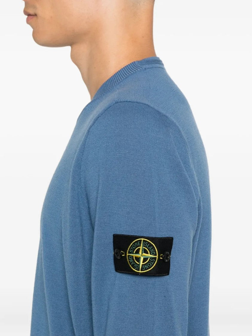 Stone Island Classic Long-Sleeve Crew-Neck Sweater