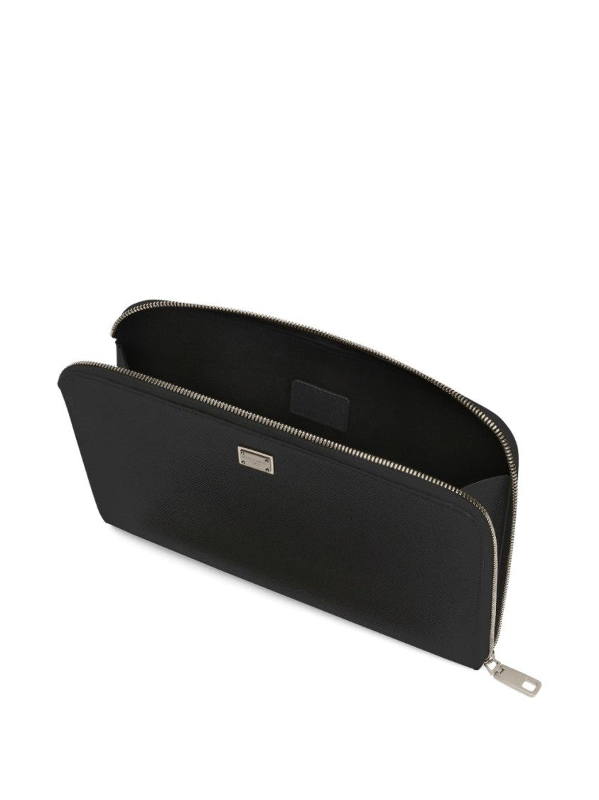 Dolce & Gabbana Black Bag With Zip Closure