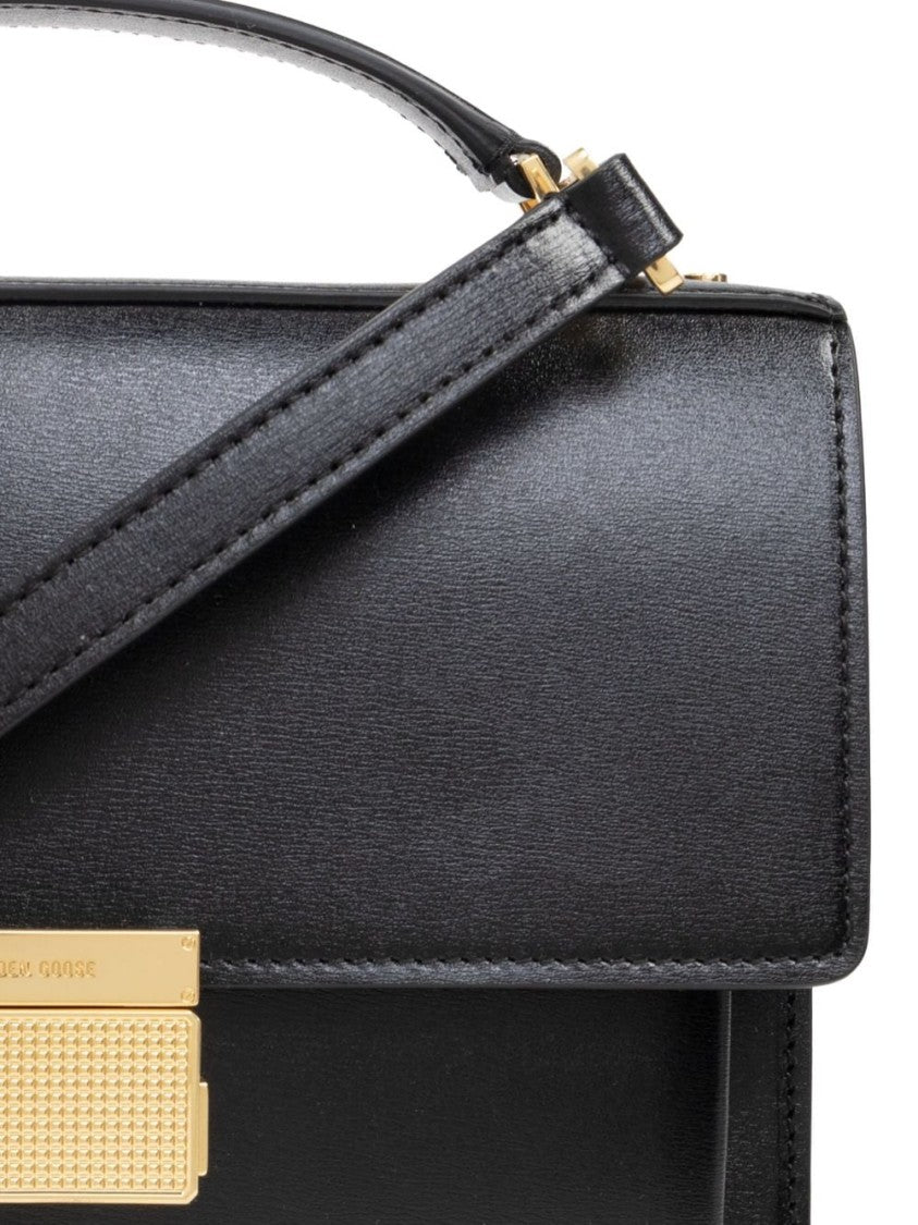 Golden Goose Structured Handbag With Gold-Tone Clasp