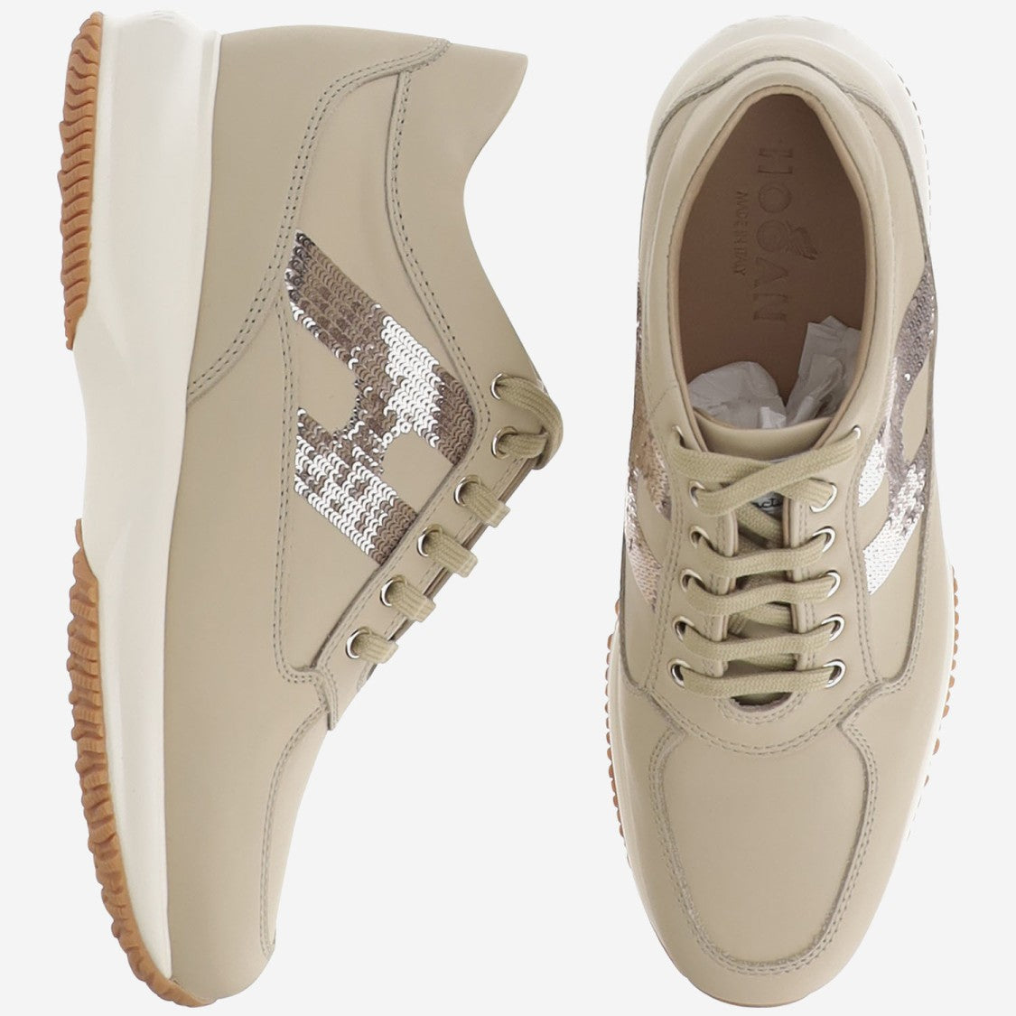 Hogan Interactive Leather Sneakers
