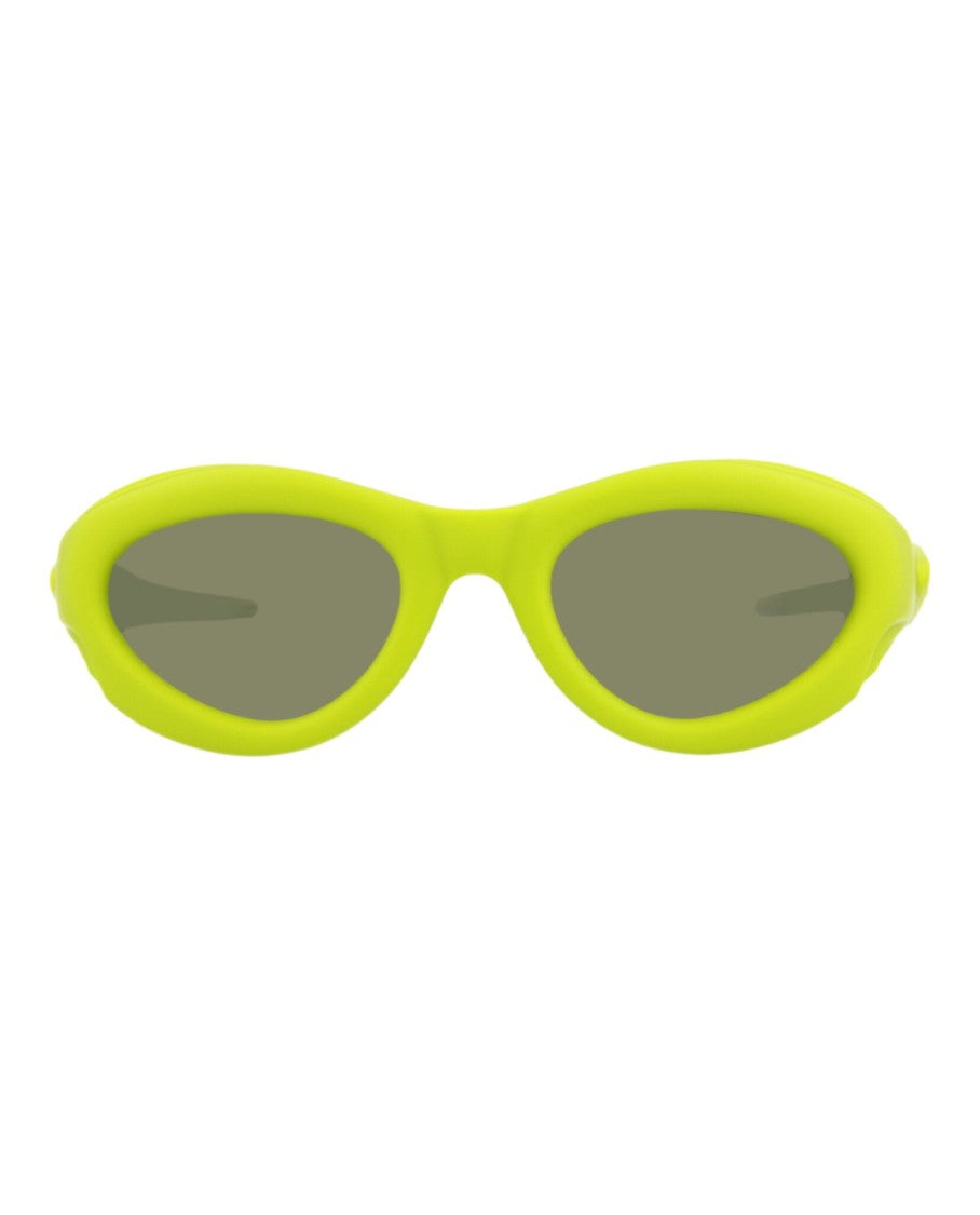 Bottega Veneta Oval-Frame Injection Sunglasses