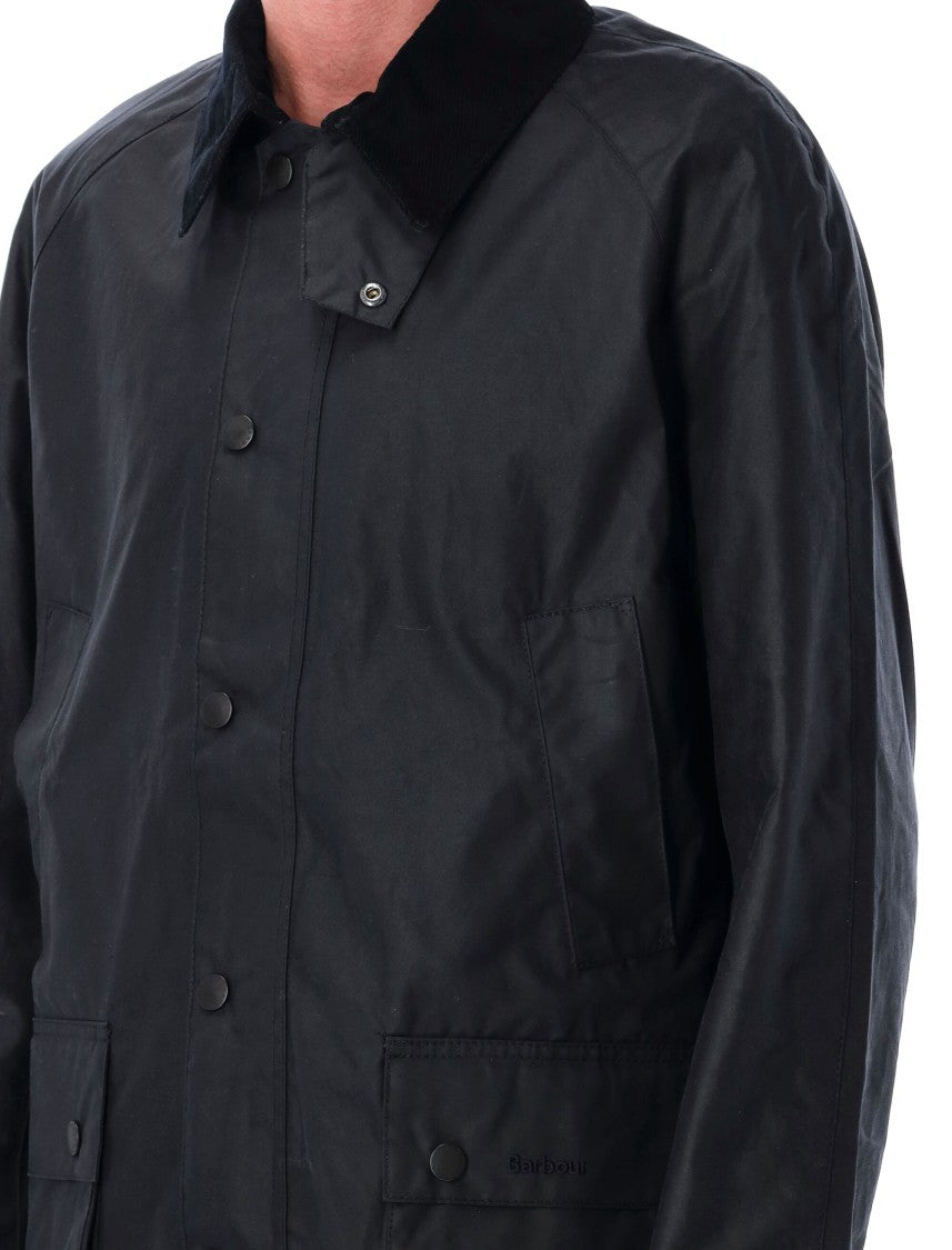 Barbour Ashby Contrasting Collar Black Jacket