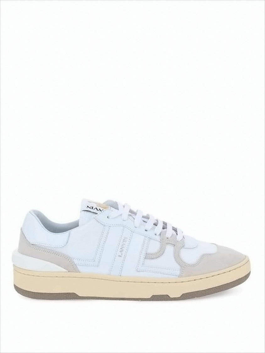 Lanvin Low-Top Sneakers With Suede Detailing
