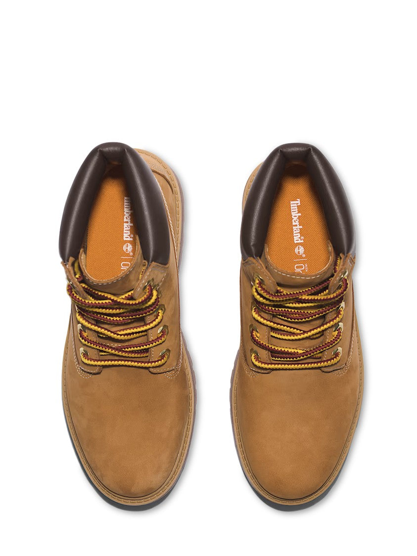 Timberland 6-Inch Lace-Up Waterproof Boots With Rugged Sole
