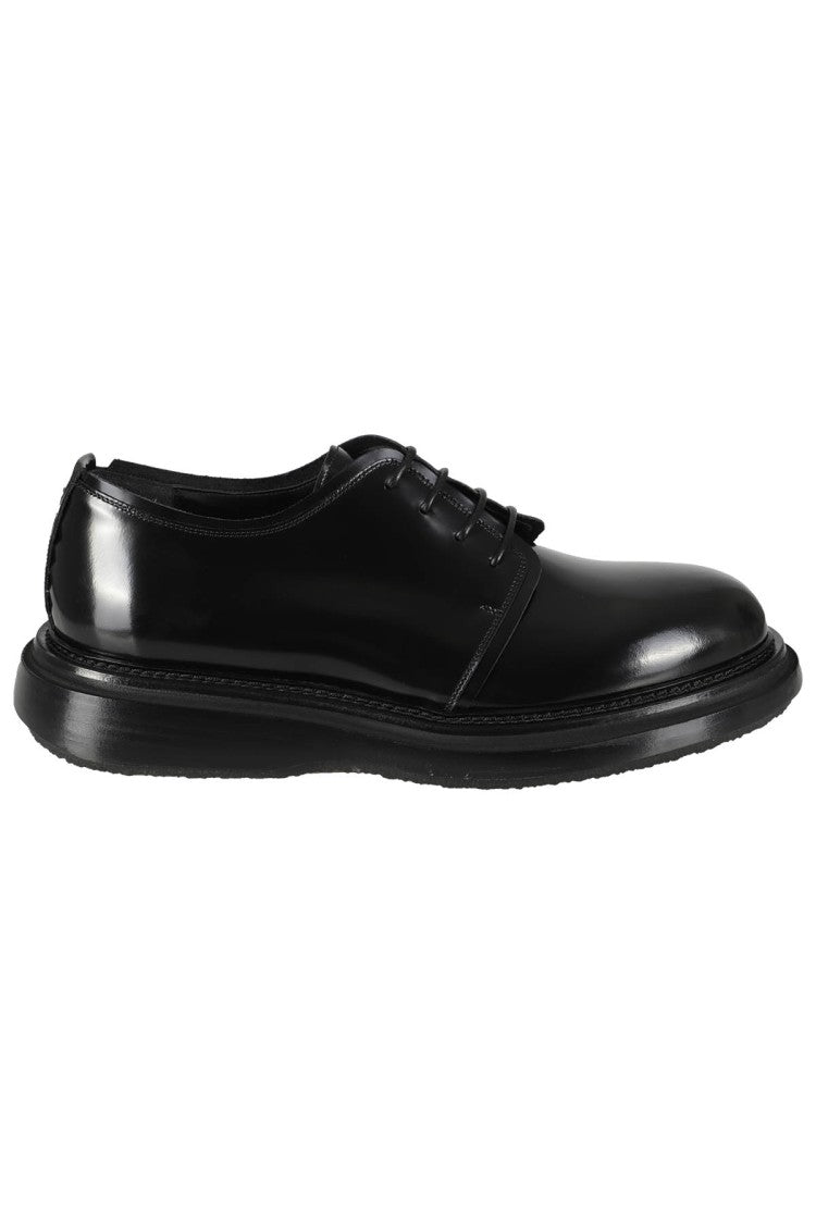 The Antipode Brushed Leather Derby Shoes With Tone-On-Tone Laces