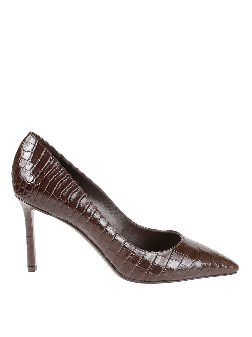 Jimmy Choo Pointed Toe High Heel Pumps With Silhouette