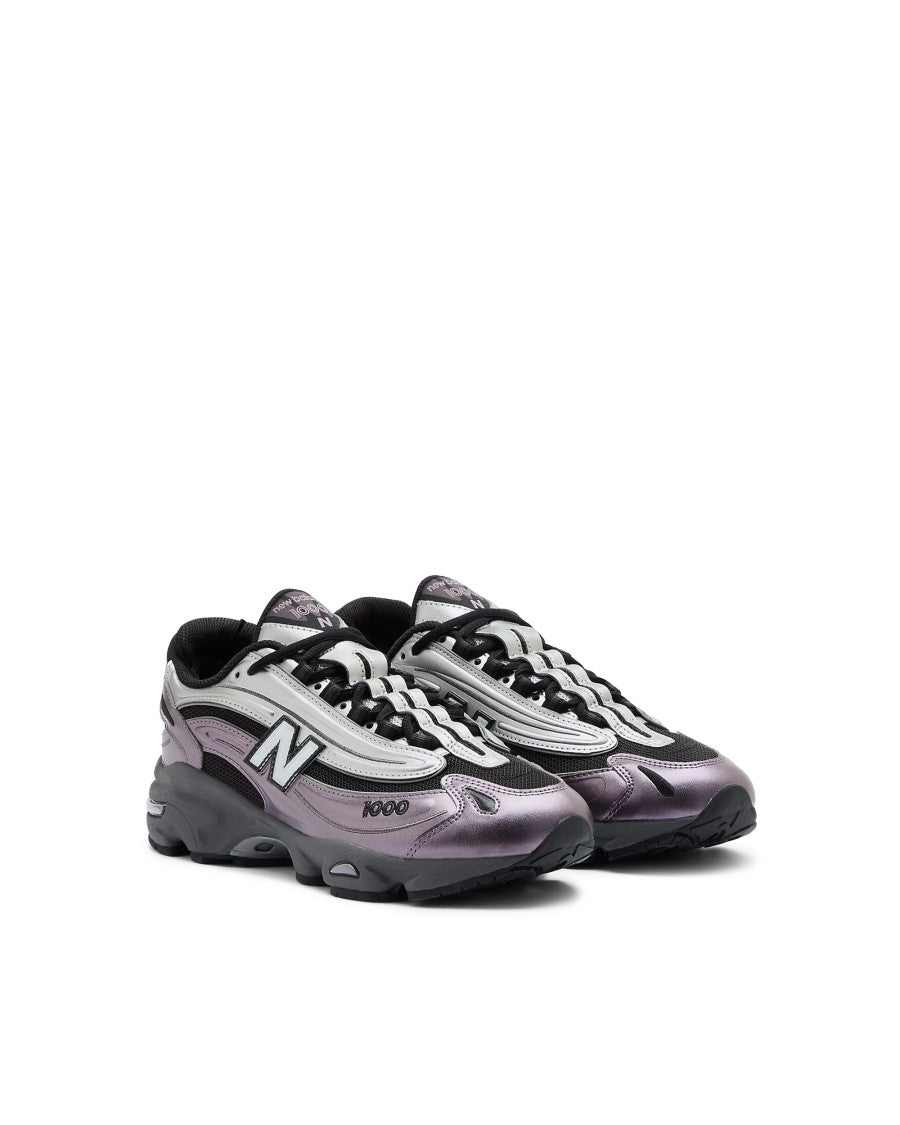 New Balance Dark Ice Wine/Grey/Metallic M1000 Sneakers