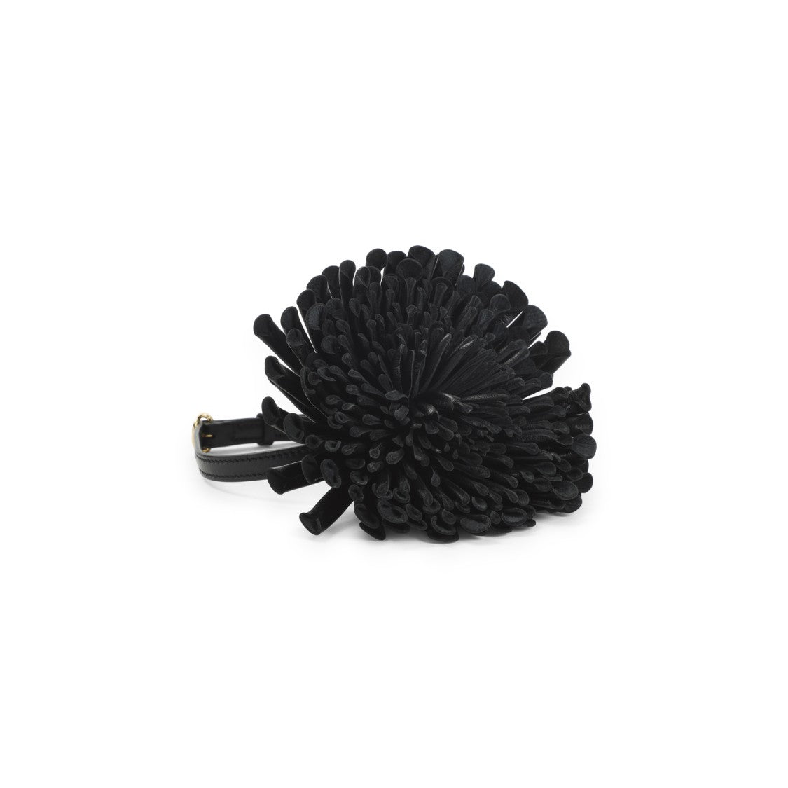 Alaïa Black Lamb Leather Choker Necklace