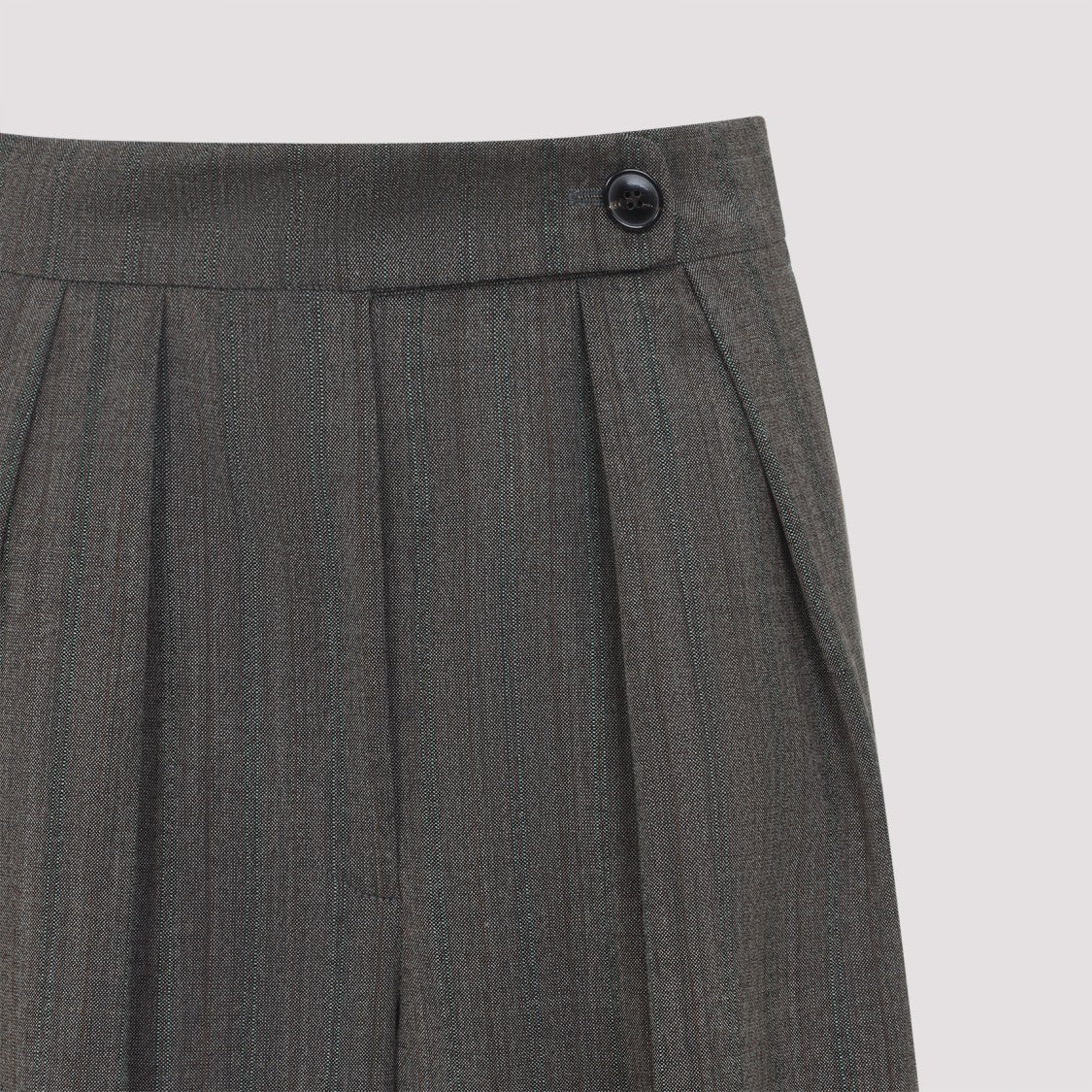 Dries Van Noten Wide-Leg Wool Trousers With High Waist