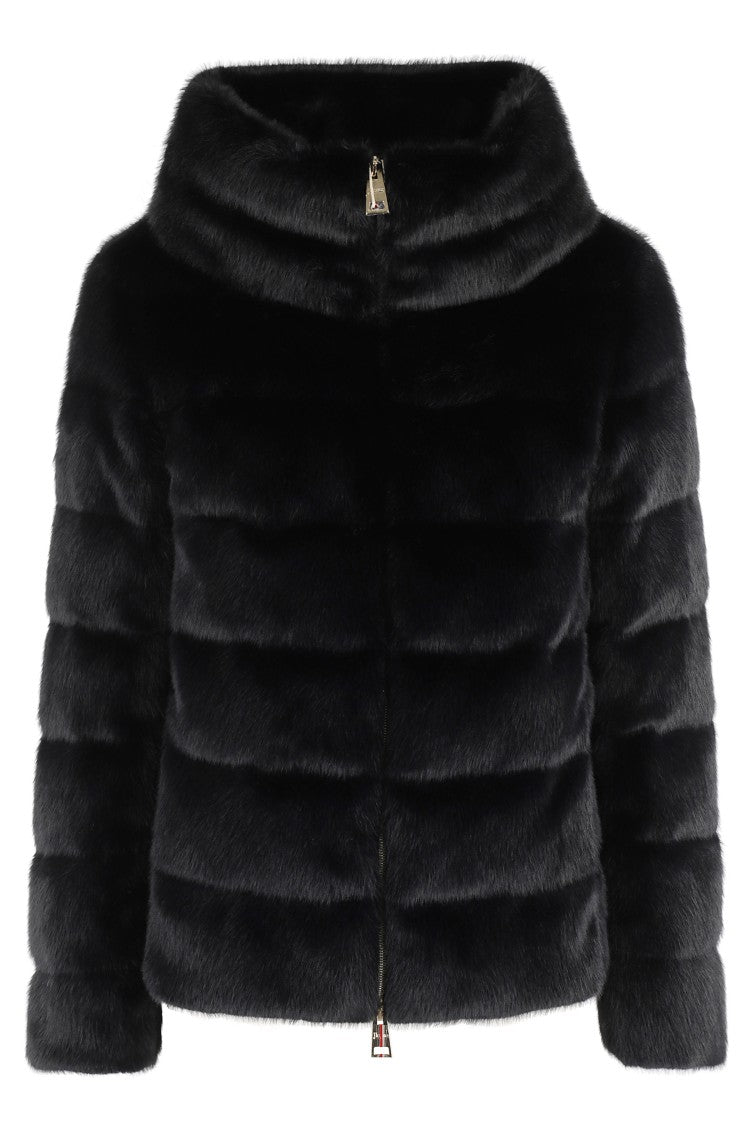 Herno Short Faux Fur Jacket