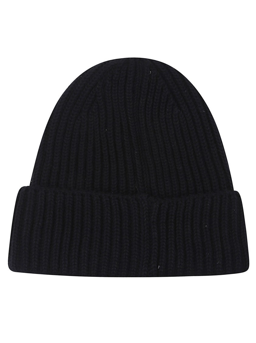 C.P. Company Ribbed Knit Beanie With Iconic Goggle Lenses
