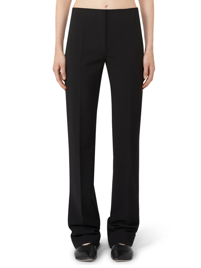 Max Mara Tailored Black Trousers With Classic Straight-Leg Cut