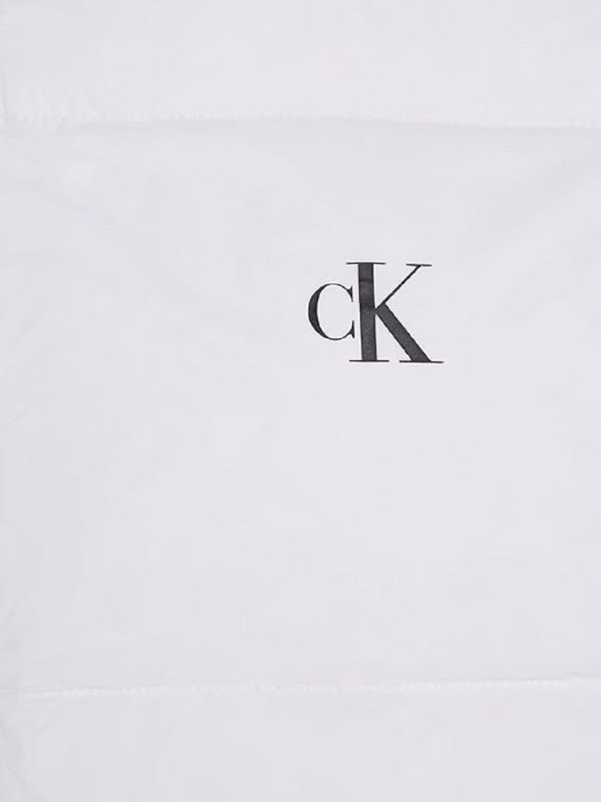 Calvin Klein White Quilted Padded Jacket