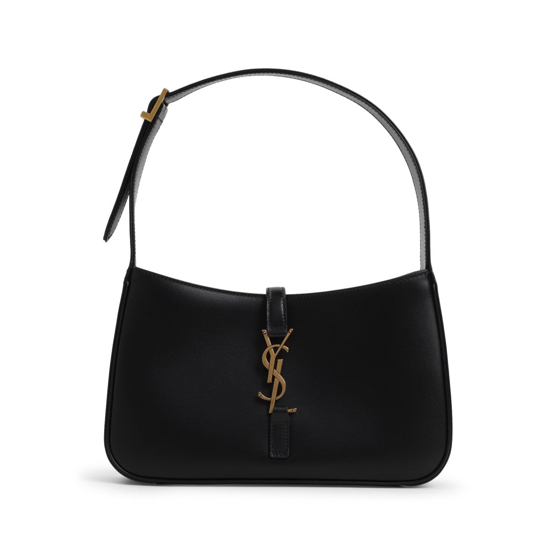 Saint Laurent Black Leather Le 5 À 7 Hobo Bag